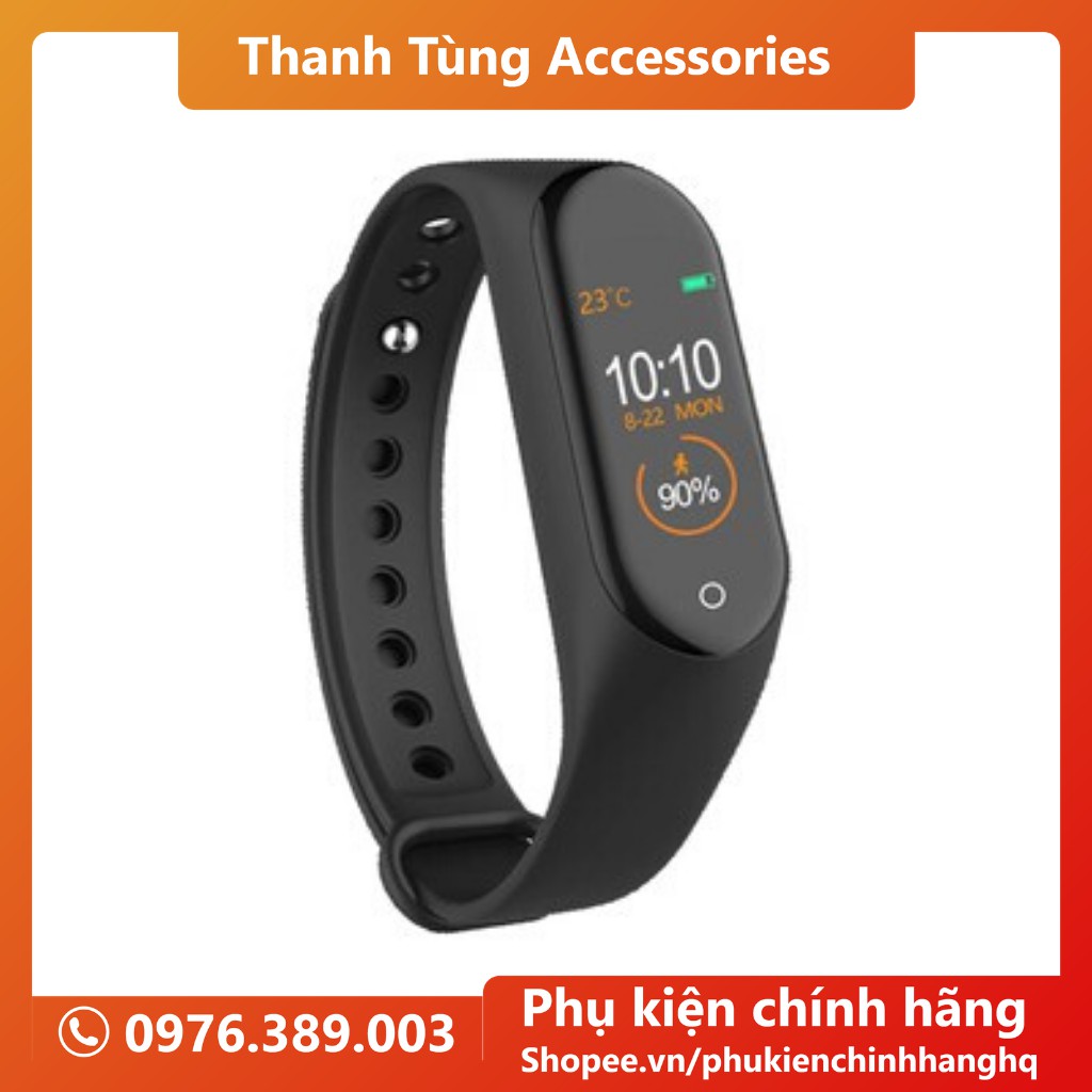 Thanh lý hộp bị móp - Đồng Hồ Thông Minh M4 Cao Cấp - Vòng Đeo Tay Thông Minh Đo Nhịp Tim Theo Dõi Sức Khỏe