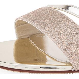 Giày sandal đế thô nữ quai đeo mắt cá chân