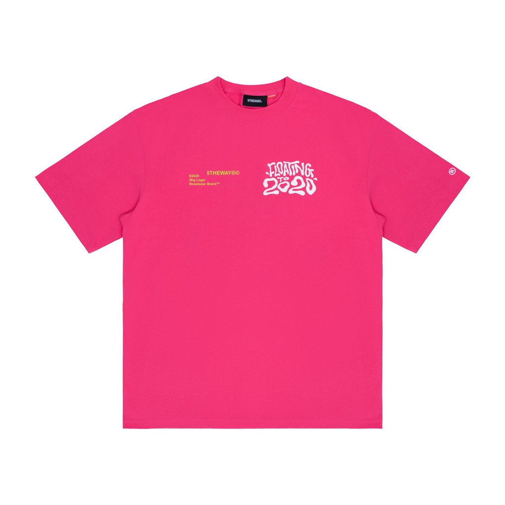 5THEWAY® /year of the rat/ New Tee™ in HOT PINK aka Áo Thun Hồng Tay Ngắn