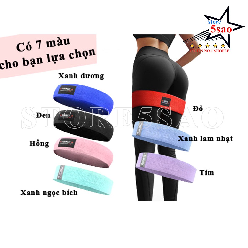 Dây kháng lực tập gym Aolikes ❤️FREESHIP❤️ Dây miniband tập mông chân cho nữ tại nhà giá rẻ