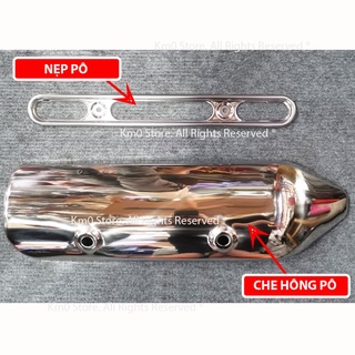 Bộ nẹp & che pô sh ý 2009 inox