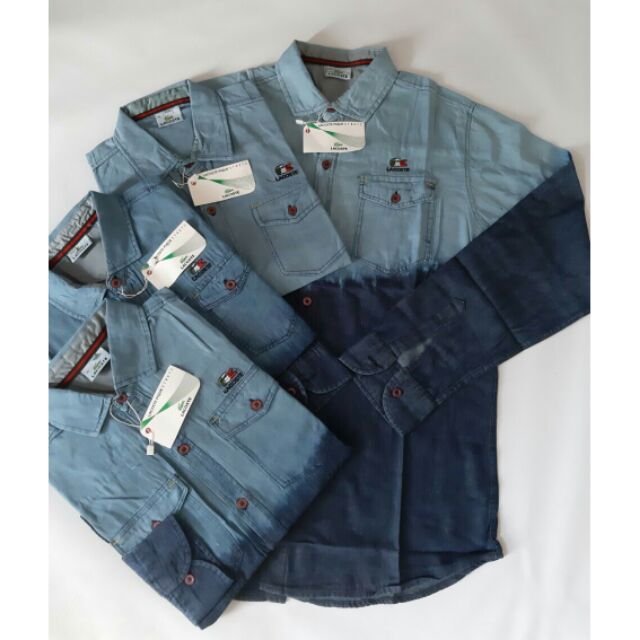 ÁO JEANS NAM CO GIÃN NHẸ (HÀNG XUẤT COMBODIA)