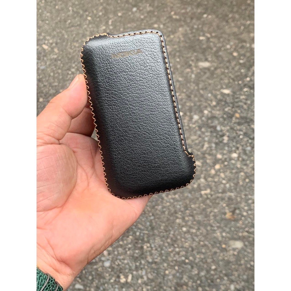 Bao da e71 e72 dạng rút ngang handmade da bò thật 100%