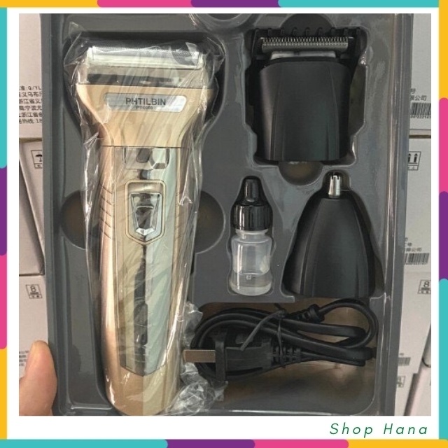 [Free Ship]MÁY CẠO RÂU đa năng cao cấp 3in1 Cạo sạch - Không rát HNH008