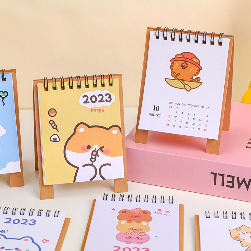 Lịch Để Bàn 2023 Đếm Ngược Họa Tiết Hoạt Hình Dễ Thương Trang Trí Cho Học Sinh