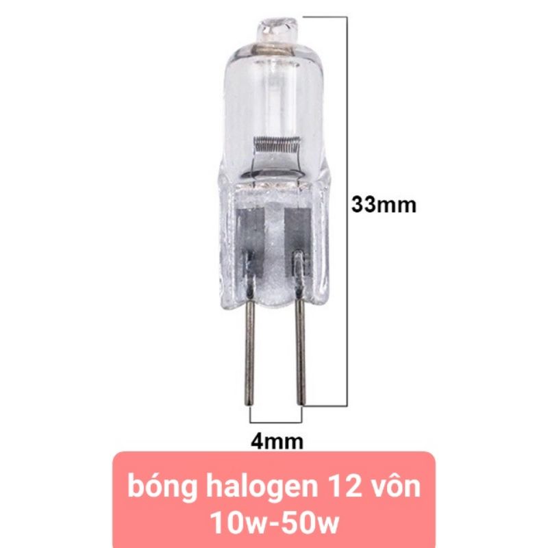 Bóng Đèn Halogen 12V Các Loại10W/15W/20W/30W/35W.... Các Loại