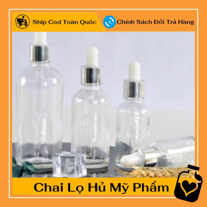Lọ Chiết Serum ❤ TOP GIÁ RẺ ❤ Lọ đựng tinh dầu 5ml,10ml Dày bóp giọt chiết serum ,Xưởng Chai Lọ