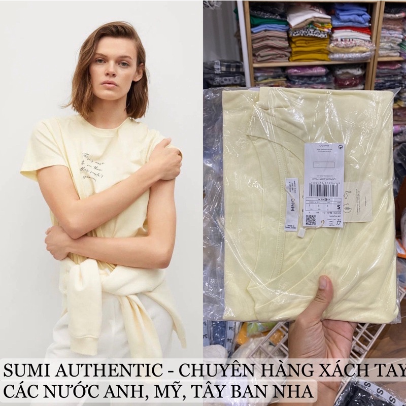 Áo thun nữ Mango | Hàng hiệu vợt sale