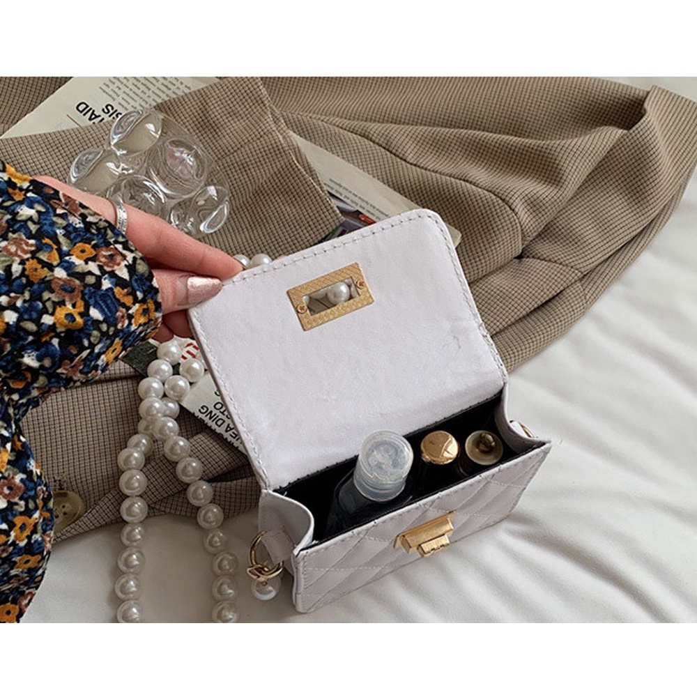 Túi xách túi đeo chéo đẹp đi chơi mini dây ngọc M134