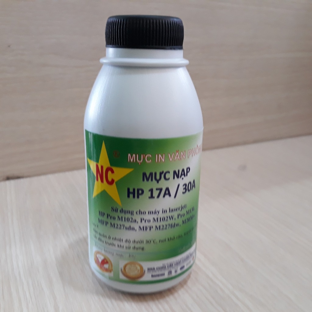 Mực nạp 17a, 30a, bình mực máy in HP Pro M102, 102a, 102w, 129, 130a, 130fn, 130, 132, 133, 134, 227fdn, 203dw, 203dn