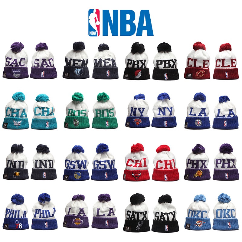 Nba Mũ Len Beanie Thêu Chữ Lakers Bulls 23 Thời Trang Cho Nam