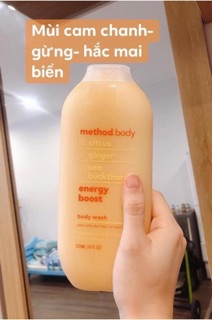 Sữa tắm hot hit method 532Ml - ĐỦ BILL, BAY AIR