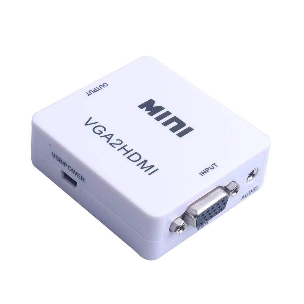 Box Chuyển VGA Sang HDMI HD Mini - Bộ Chuyển Vga Ra HDMI