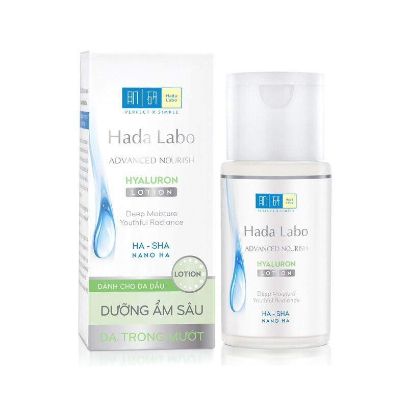 Nước Hoa Hồng Dưỡng Ẩm Cho Da Dầu Hada Labo Advanced Nourish Hyaluron Lotion (Oily Skin) 100ml