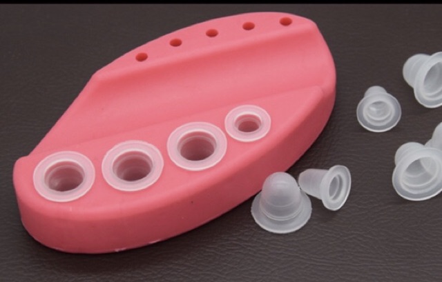 Đế Silicon Để Máy Phun Xăm, Để Chum Mực