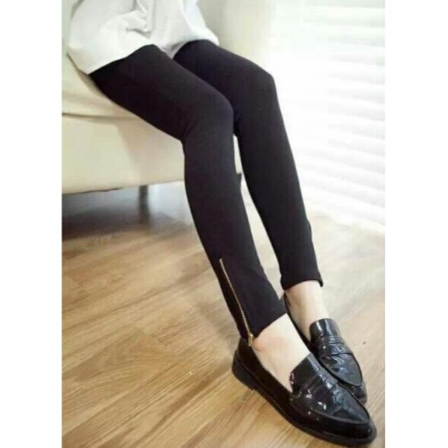 SALE SỐC QUẦN LEGGING CÓ DÂY KÉO XỊN