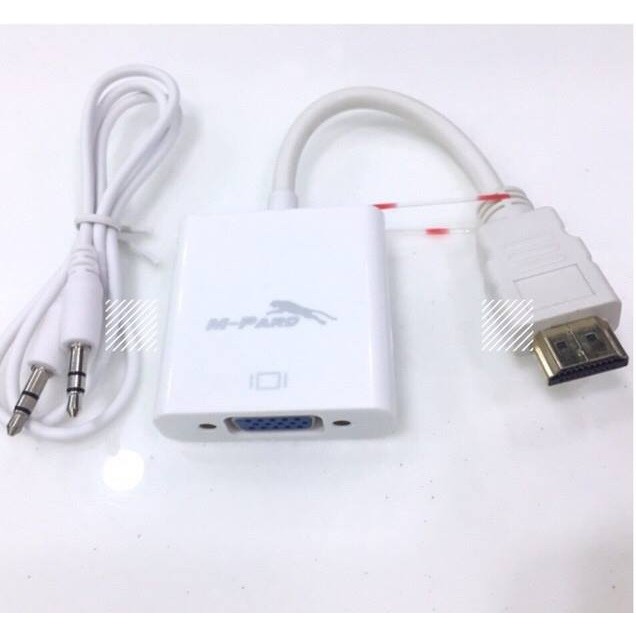 CÁP HDMI K -&gt; VGA L + AUDIO M-PARD MD 002