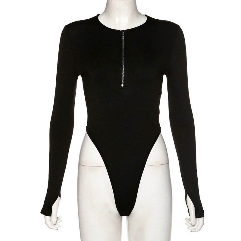 Áo liền quần ôm dáng tay dài đơn giản thời trang cho nữ  | BigBuy360 - bigbuy360.vn