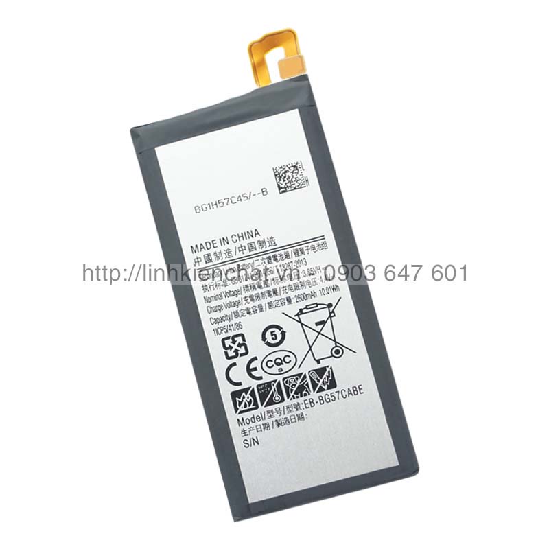 Pin Galaxy J5 Prime G570 SM-G570Y 2400mAh Zin - Hàng nhập Khẩu