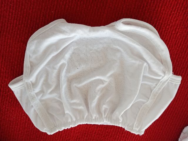 Set 10 quần chục bí trắng cho bé
