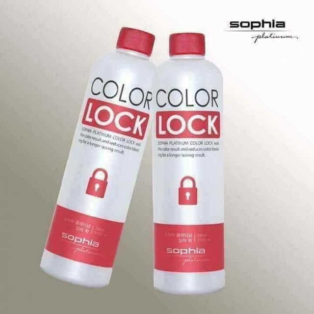 [Chính hãng] [Siêu rẻ] Khoá màu nhuộm lâu phai Color Lock Sophia Hàn Quốc 530ml