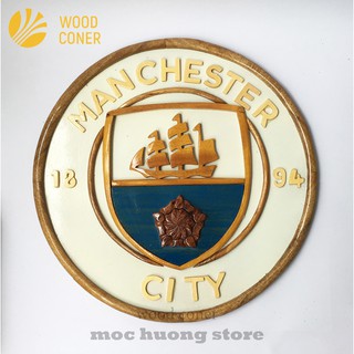 Tranh Treo Tường Hình Logo Bóng Đá - Manchester City