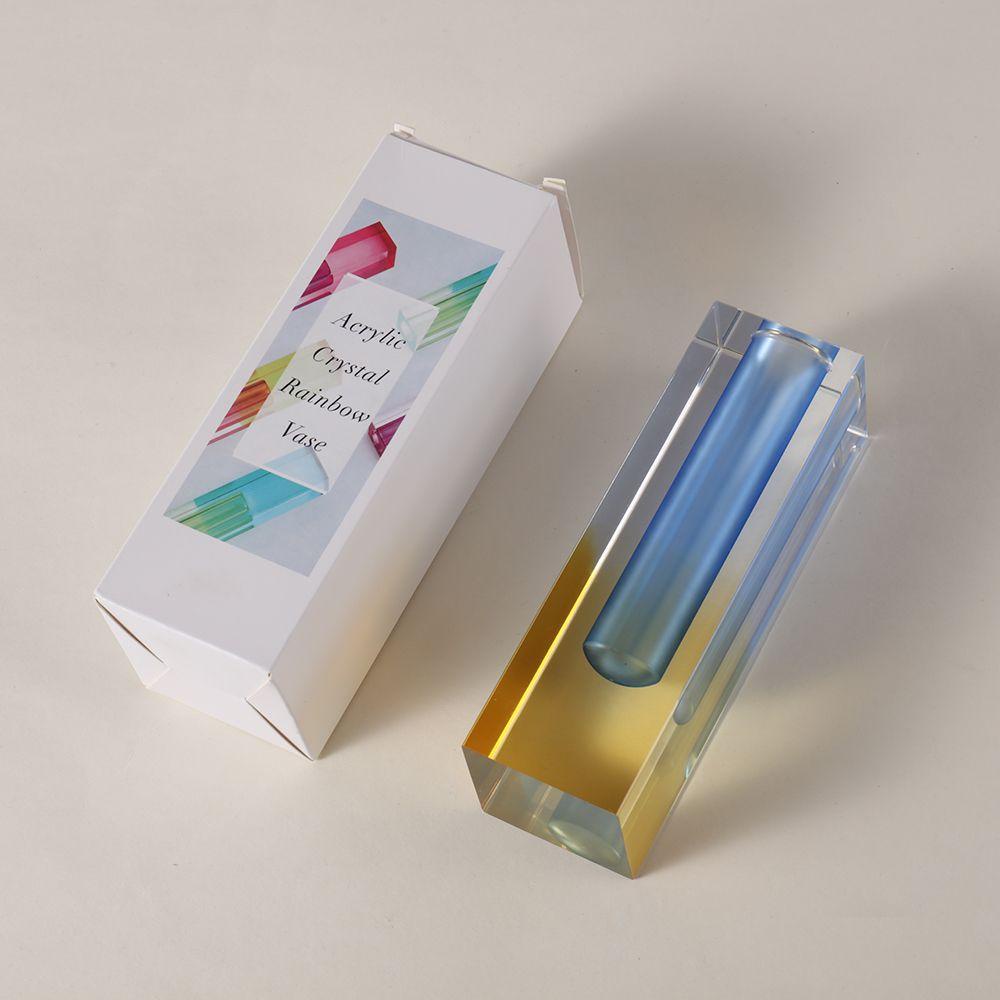 Bình Hoa Thủy Canh Để Bàn Trang Trí|Chậu Trồng Cây Bằng Nhựa Acrylic Chất Lượng Cao