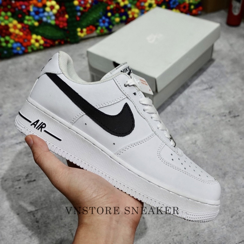 Giày Sneaker Air Force Low /af1 Black White trắng đen - Vnstoresneaker/ chuẩn 1:1