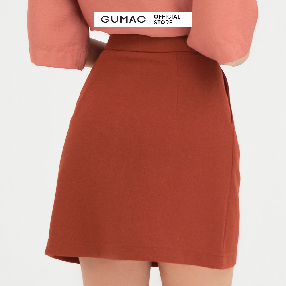 Chân váy nữ dáng A cơ bản GUMAC VB407 | BigBuy360 - bigbuy360.vn