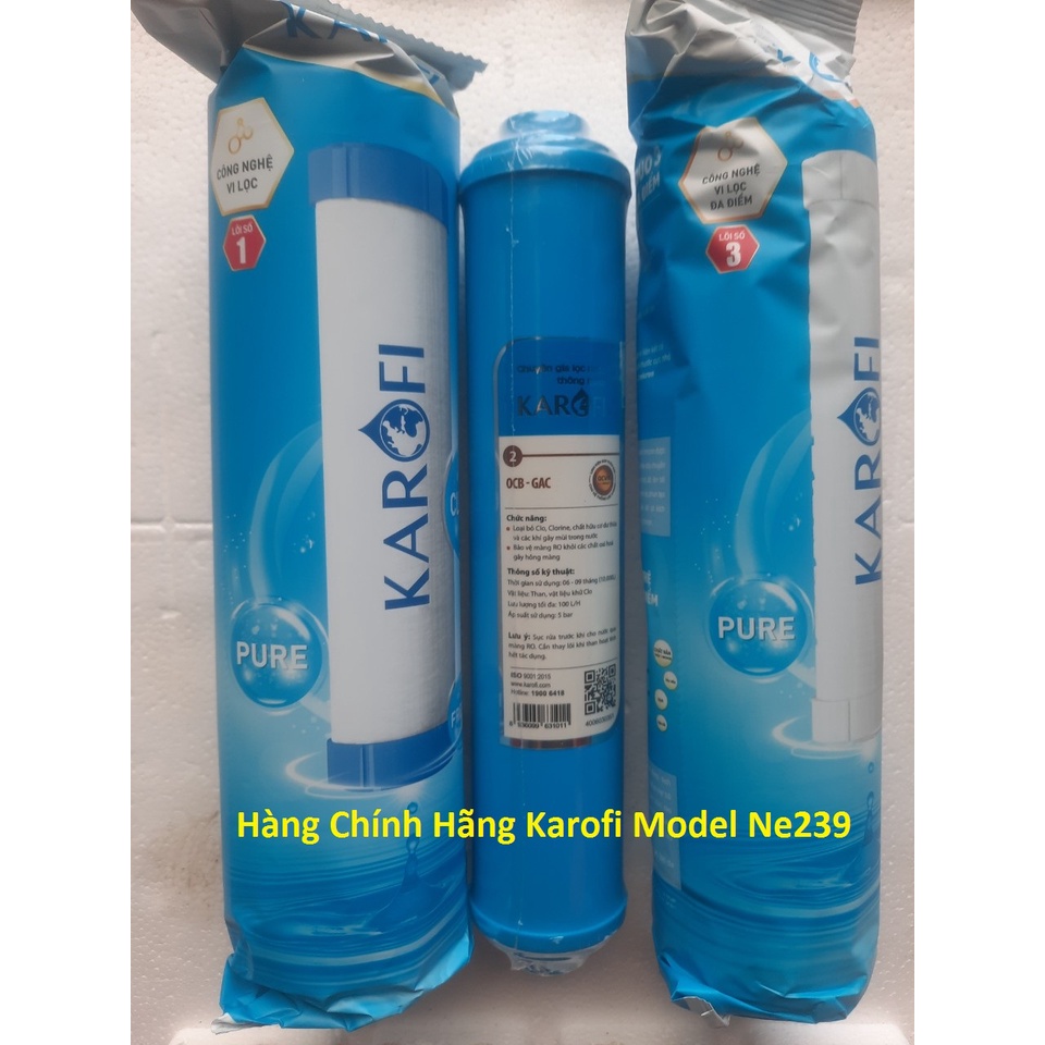 Lõi Lọc Nước KAROFI số 2 - OCB GAC - Dùng cho Model N-E118, N-E119/A, N-E119/U, N-E239, E8RO, E9RO