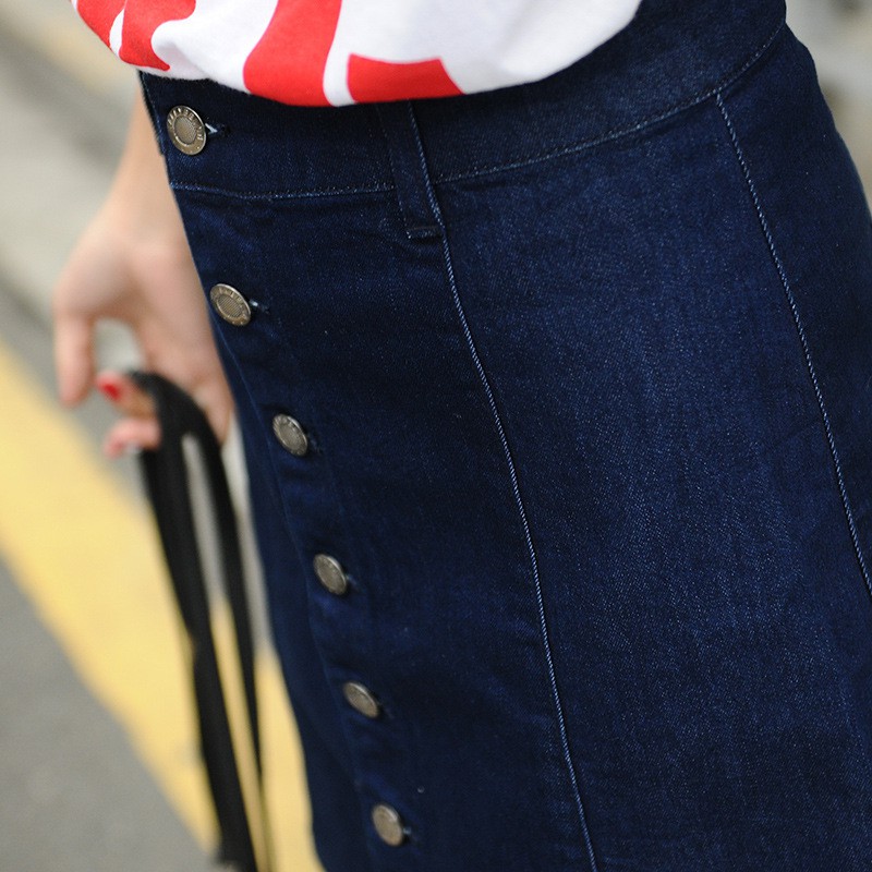 Chân váy jean cài nút | BigBuy360 - bigbuy360.vn