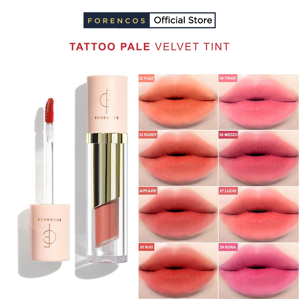 Son Kem Lì FORENCOS TATTOO PALE Velvet Tint
