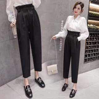 QUẦN BAGGY VẢI CẠP CAO