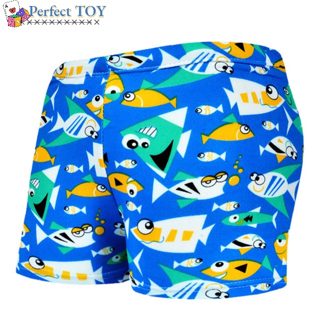 Quần Bơi Boxer In Họa Tiết Hoạt Hình Cho Bé Trai