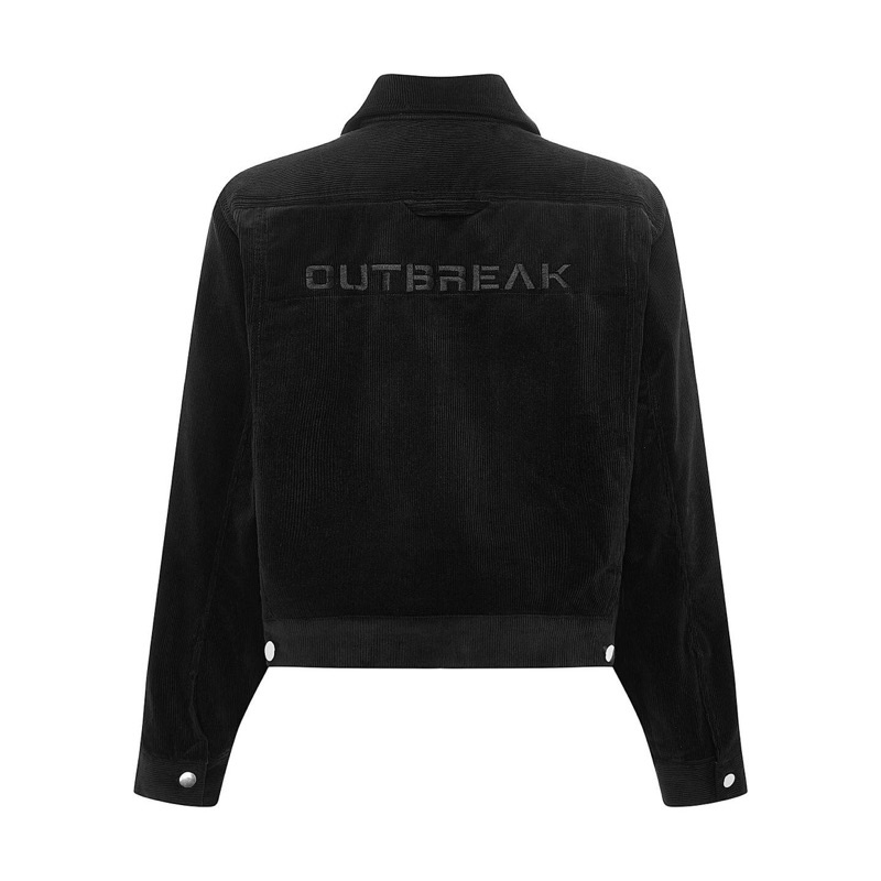OUTBREAK - ÁO KHOÁC NHUNG FORM CROP *OUTBREAK JACKET*