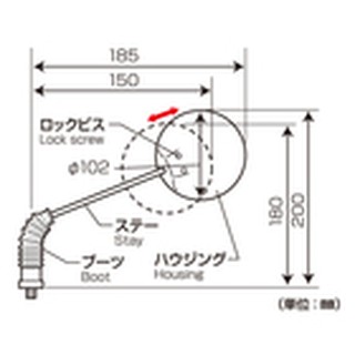 KÍNH CHIẾU HẬU TANAX NAPOLEON mã (AU-8, AU-10)