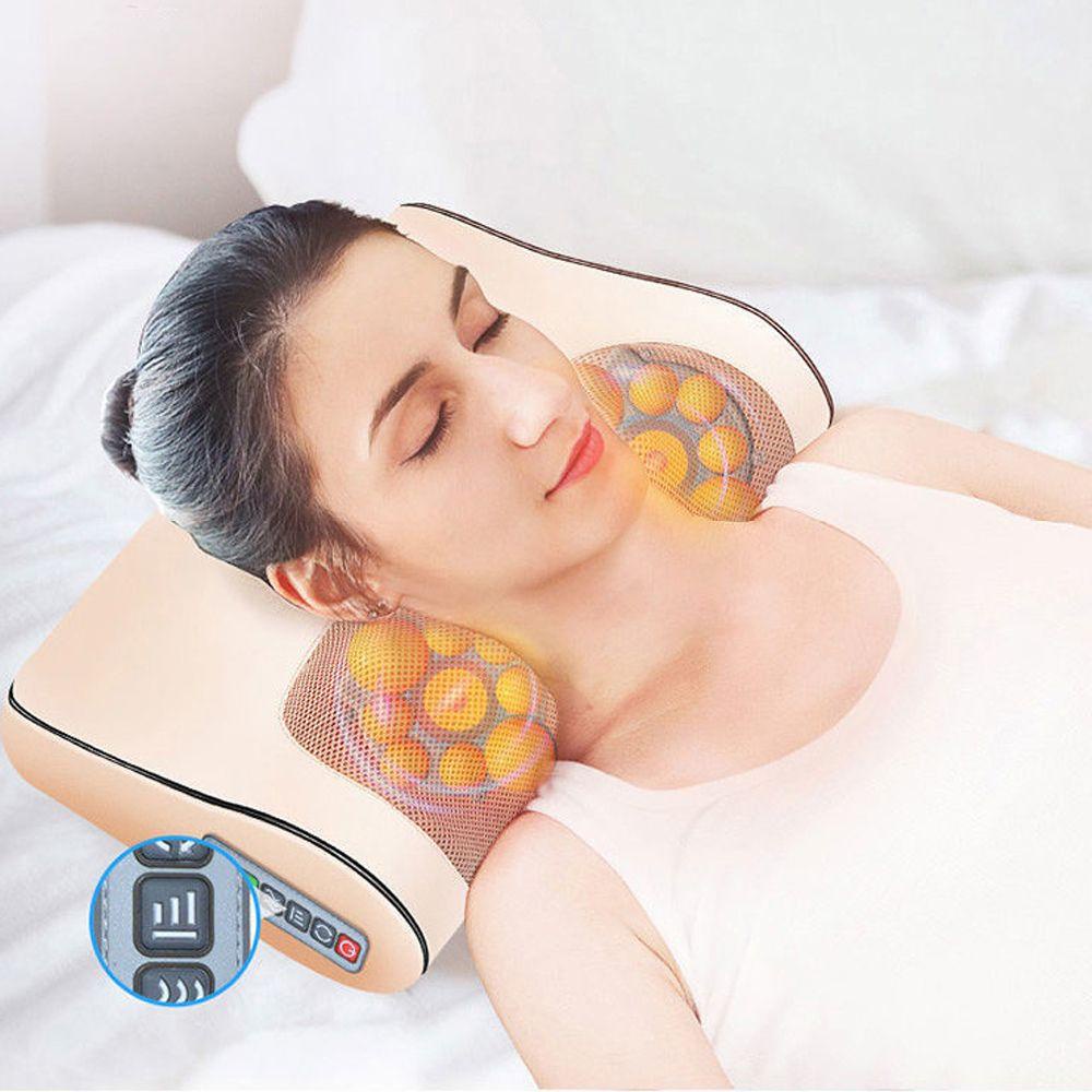 Gối Mát Xa Thư Giãn Cơ Thể 2 Trong 1 Nhiều Chế Độ Bằng Điện