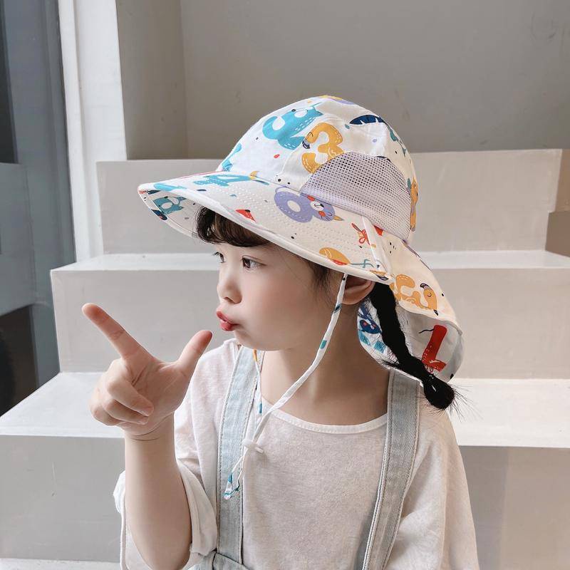 Mũ Tai Bèo Chống Nắng Vành Rộng Thoáng Khí Thời Trang Mùa Hè Cho Bé
