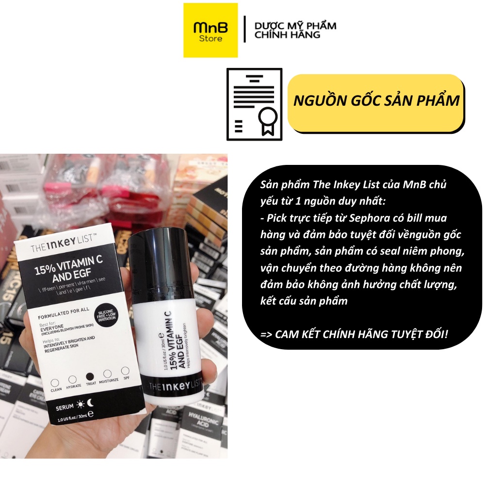 Vitamin C The Inkey List tinh chất chống lão hoá làm sáng da 30ml