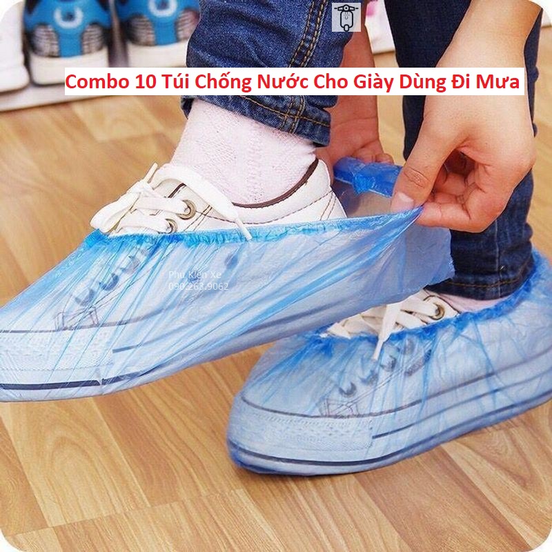 Combo Túi Bọc Giày Chống Nước Hỗ Trợ Đi Mưa