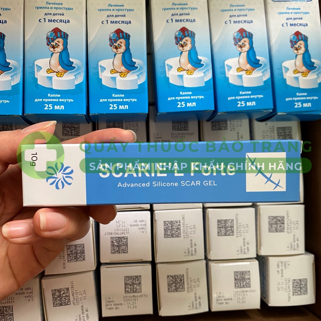 Scarie'l Forte - Gel bôi sẹo thâm, lấp đầy sẹo rỗ, sẹo lõm tuýp 10g của Eunice