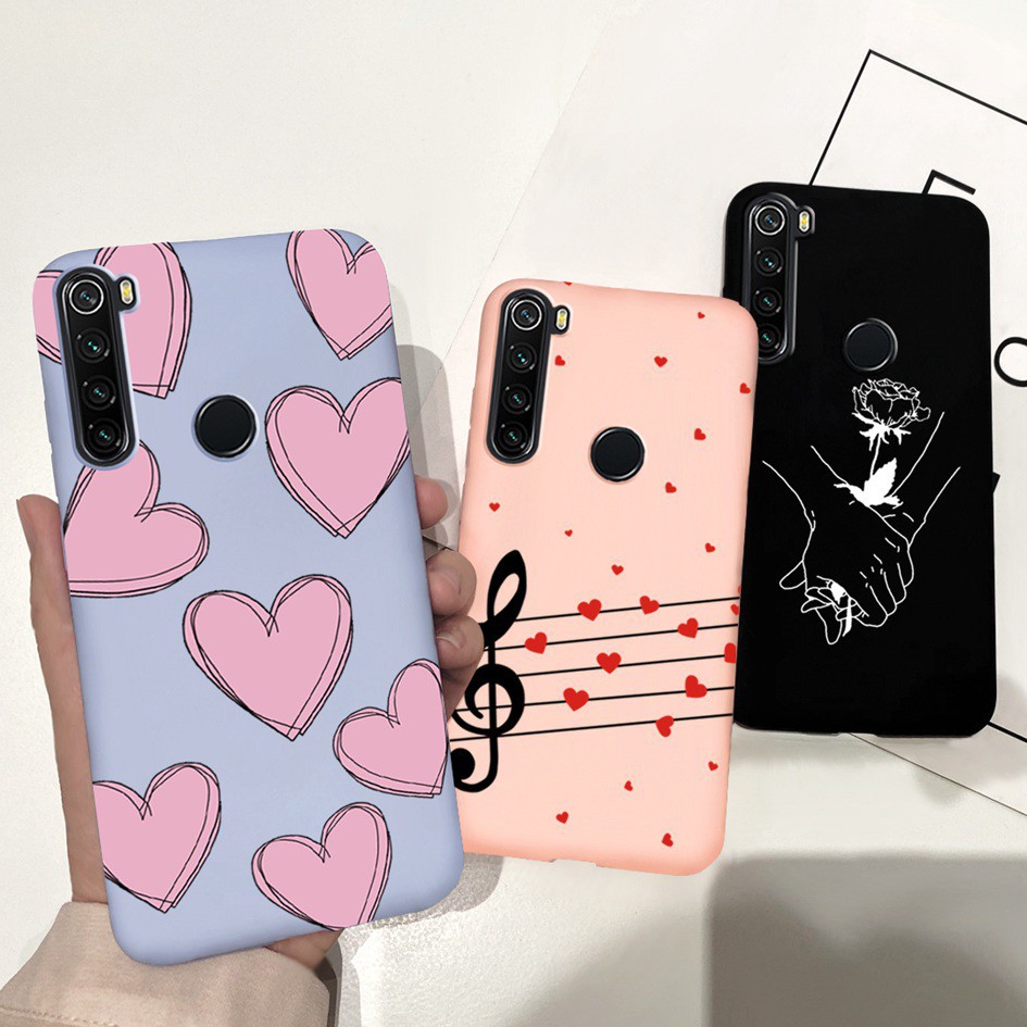 Ốp lưng silicone màu trơn thích hợp Cho Xiaomi Redmi Note 8 / Redmi Note 8t / Redmi Note 8 Pro Redmi Note8 8t 8pro