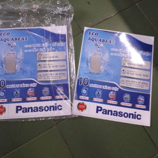 Tem dán máy giặt Panasonic mẫu mới