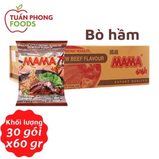 Mì thịt bò hầm mama 60gr x 30 gói