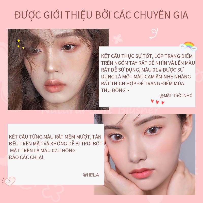 Phấn má hồng  gốm Vitality Blush Kiss Beauty Shop KB-SH06