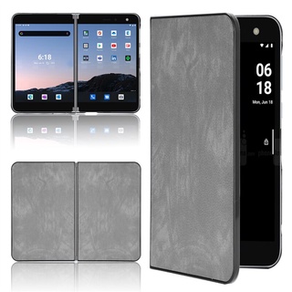 Ốp lưng chất liệu PC phối da cho Microsoft Surface Duo 2

