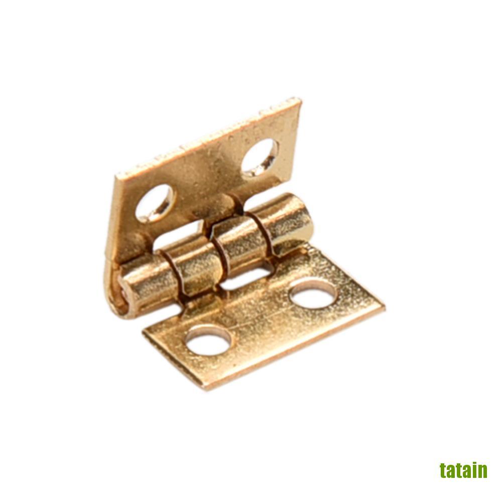 Set 10 Bản Lề Kim Loại Mini Cho Đồ Nội Thất 1 / 12 3c-fd Vui Nhộn
