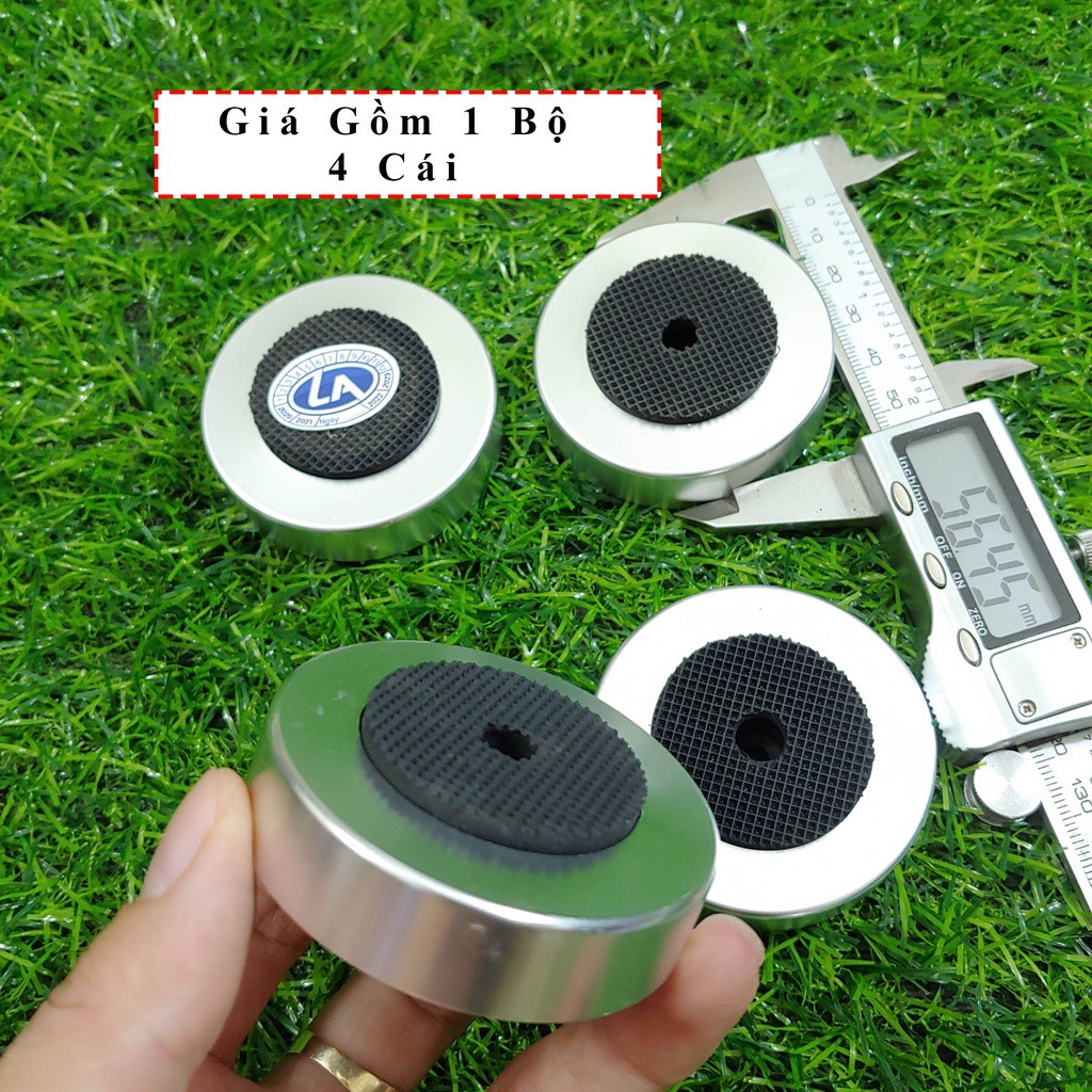 Chân Đế Loa Đế Ampli Bọc Nhôm Cao Cấp Giá 4 cái