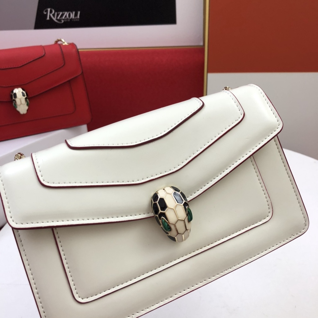 Túi đeo chéo nữ da thật thời trang cao cấp BVLGARI thiết kế cổ điển, sang trọng