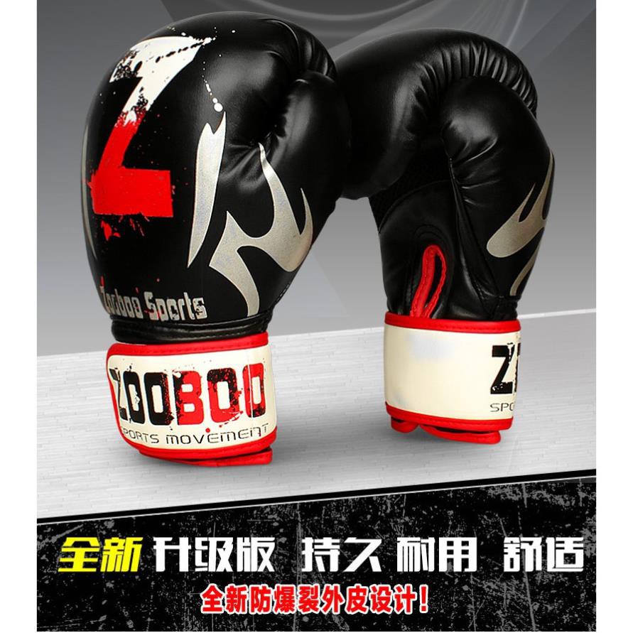 🎁 Găng tay boxing cao cấp Zooboo chữ Z ⚡FREE SHIP⚡ Găng tay đấm bốc